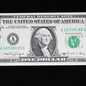 1988A Web Note 5/8 WP3  $1 Federal Reserve Note CU 3A8M