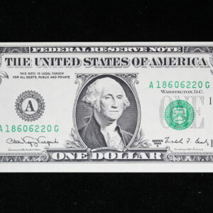 1988A Web Note 5/8 WP3  $1 Federal Reserve Note CU 3A8L