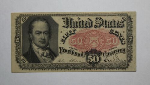 1875 50 Cents Fractional Currency Note Fr-1381 5th Issue CU 19GX
