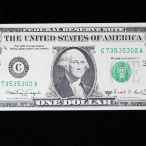 1988A Web Note 3/2 WP5 $1 Federal Reserve Note CU 3PI6