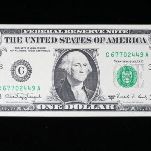 1988A Web Note 3/4 WP5 $1 Federal Reserve Note CU 3X7Y
