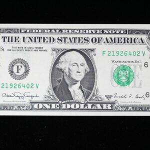 1988A Web Note 9/8 WP13 $1 Federal Reserve Note CU 3PHB