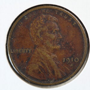 1910-S Wheat Cent AU 3HXF