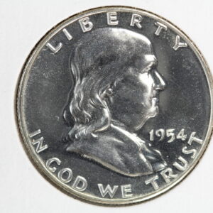 1954 Proof Franklin Half Dollar GEM 39N9