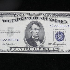 1953 $5 Silver Certificate Star Fr. 1655* Star CU 3HM6