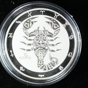 2021 Scorpio Silver Coin Tokelau $5 3IAY