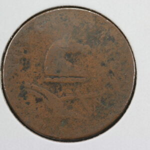 1787 Nova Cæsarea New Jersey Copper Cent Maris 38L 3AK0