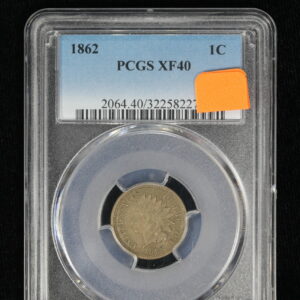 1862 Indian Head Cent XF 40 3AI6