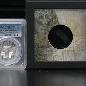 2022 Legacy of the Pharaohs UHR Silver Coin Cook Islands $5 PCGS PR70 DCAM 3IAM