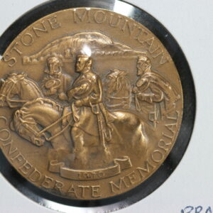 1970 Stone Mountain Commemorative Brone High Relief Medal 3AJV