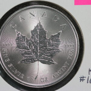 2021 Canada 1oz .9999 Silver Maple Leaf $5 KM# 1601 32TZ