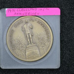 1971 Cleveland 175th Anniversary Commemorative Bronze Medallion 3PZ7