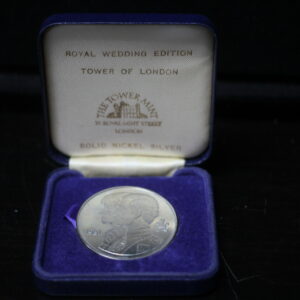 1981 Royal Wedding Tower of London Medal Solid Nickel Silver 3ICO