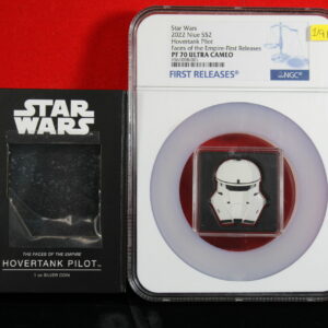 2022 StarWars HovertankPilot SilverCoin w/OGP 1of91 NGC PF70 UC 1stReleases 3QK9