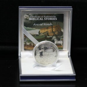 2013 Palau $2 Biblical Stories Noah's Ark Sterling Silver Coin 32ZM