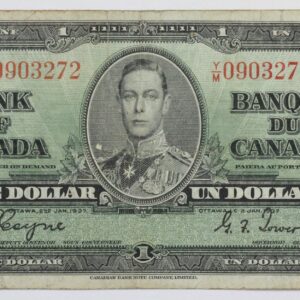 1937 Canada $1 Banknote P# 58e XF 3357
