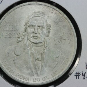 1977 Mexico Morelos 100 Pesos KM# 483.1 3Y3U