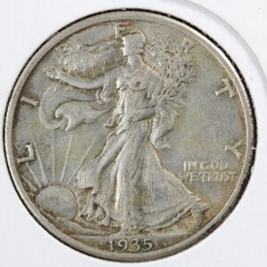 1935 Walking Liberty Half Dollar AU 3H00