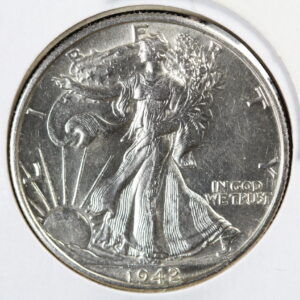 1942-D Walking Liberty Half Dollar CH BU 4VA4