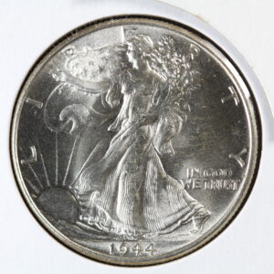 1944 Walking Liberty Half Dollar CH BU+ 40FQ