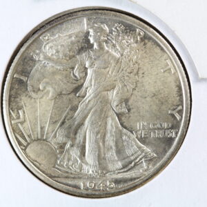 1945-D Walking Liberty Half Dollar CH BU 485L