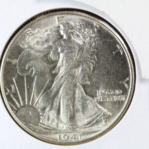 1941 Walking Liberty Half Dollar CH BU+ 4NKD