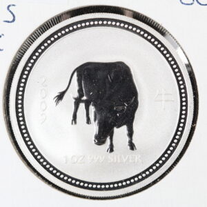 2007/2009 Yot Ox Silver Coin Australia $1 47W3