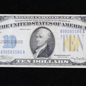 1934-A  $10 WWI North Africa Silver Certificate Fr. 2309 4NNY