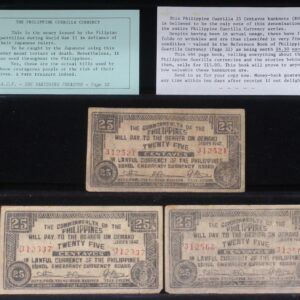 1942 Philippines Bohol Province 25 Centavos Emergency Guerilla Money 40DG