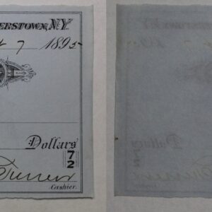 $100.92 Chase National Bank New York Check 1895 48GR