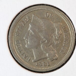 1881 Three Cent Nickel (3CN) AU 4GJ9