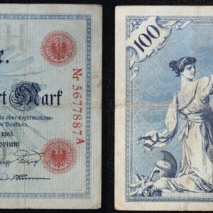 1903 Germany 100 Mark Reichsbanknote P# 22 403J