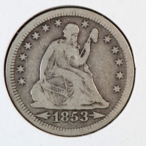 1853 Seated Quarter Arrows 4VY0