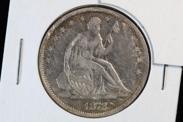 1872-S Seated Half Dollar 4GIT