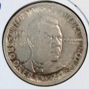 1946 Booker T Washington Memorial Commemorative Half Dollar AU+++ 48SQ