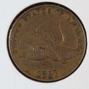 1857 Flying Eagle Cent XF+ 4W01