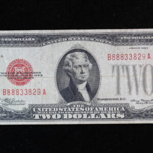 1928C $2 United States Note (Legal Tender) Fr. 1504 B88833829A 4GGH
