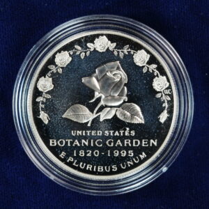 1997-P Flower U.S. Botanic Garden Silver Proof Dollar OGP 4OCI