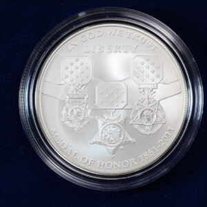 2011-S Medal of Honor 150th Anni Uncirculated Silver Dollar OGP 4W2A