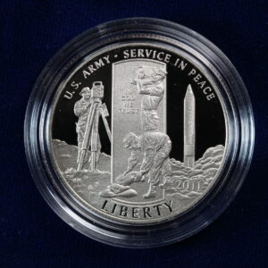 2011-S United States Army 236th Anniversary Proof Half Dollar OGP 418F