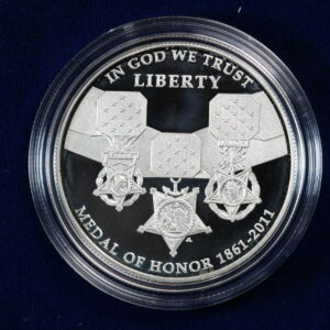 2011-P Medal of Honor 150th Anniversary Proof Silver Dollar OGP 418B