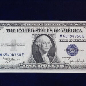 1935C $1 Silver Certificate Fr. 1612 M65494750E CU 417L