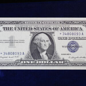 1957A* $1 Silver Certificate Fr. 1620* Star 34808093A CU 417M