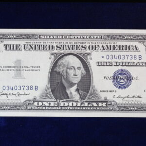1957B* $1 Silver Certificate Fr. 1621* Star 03403738B CU 4OCY