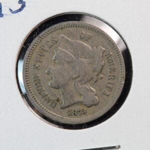 1873 Three Cent Nickel (3CN) Open 3 419R