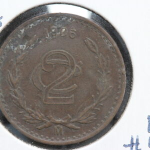 1906 Mexico 2 Centavos Narrow Date Variety 4GHK