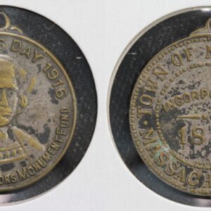 1916 Maynard Massachusetts Columbus Day Fundraising Medal 4W18